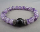 Amethyst Gemstone Bracelet (Vintage) H132-3