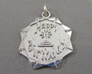 Happy Birthday Pendant 925 Sterling Silver (Vintage) H132-8