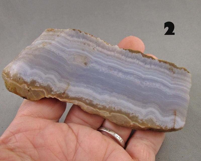 You Choose!  Blue Lace Agate Stone Slice