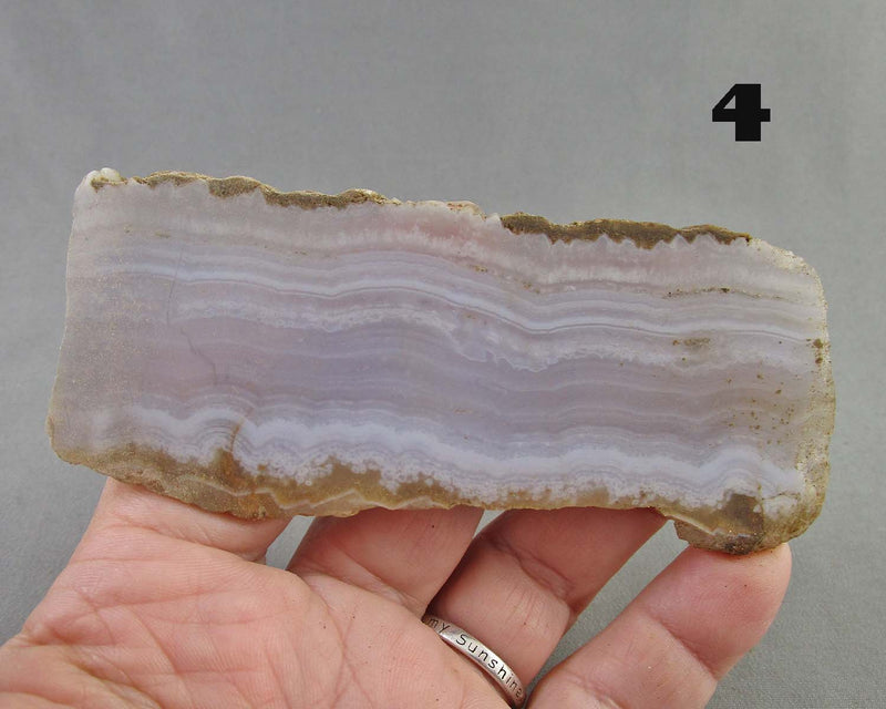 You Choose!  Blue Lace Agate Stone Slice