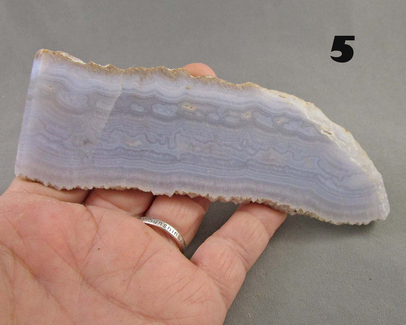 You Choose!  Blue Lace Agate Stone Slice