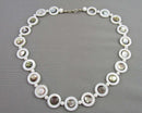 Shell Gemstone Necklace (Vintage) H132-11