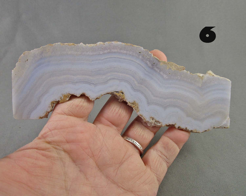 You Choose!  Blue Lace Agate Stone Slice