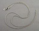0.8mm Rope Chain 18" Sterling Silver 925  H132-17
