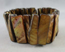 Iridescent Shell Bracelet (Vintage) H056-6