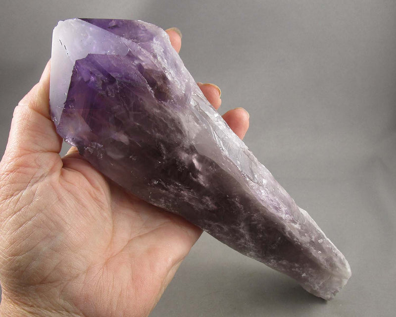 Extra Large Amethyst Crystal Scepter Point 1pc ST6