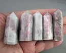 You Choose!  Pink Tourmaline in Quartz Standing Point