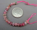 Pink Tourmaline Rondelle Beads 5x4mm C220