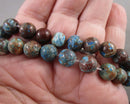 Blue Wave Jasper Round Beads 8mm C244