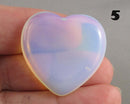 You Choose!  Gemstone Heart Worry Stones