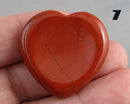 You Choose!  Gemstone Heart Worry Stones