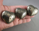You Choose! Pyrite Gold Heart