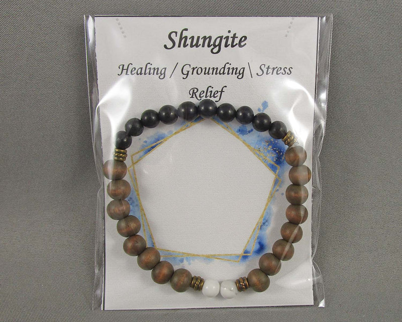 Shungite Stone Protection Bracelet 1pc J159
