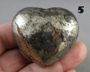 You Choose! Pyrite Gold Heart