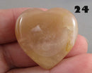You Choose!  Gemstone Heart Worry Stones