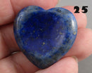 You Choose!  Gemstone Heart Worry Stones