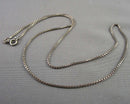 0.9mm Box Chain Necklace 925 Sterling Silver H135-2