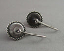 Amber Gemstone Earrings 925 Sterling Silver (Vintage) H135-7