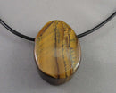 Tiger Eye Gemstone Pendant Necklace H135-17