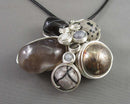 Multi Gemstone Pendant Necklace H135-18