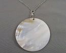 Mother of Pearl Gemstone Pendant Necklace H135-22