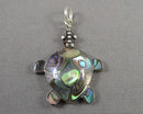 Abalone Turtle Pendant 925 Sterling Silver H135-25
