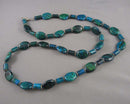 Green Jasper Gemstone Necklace H136-5