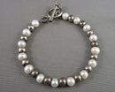 Pearl Gemstone Bracelet 925 Sterling Silver H136-9