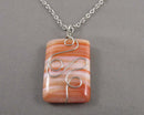 Agate Gemstone Pendant Necklace H136-11