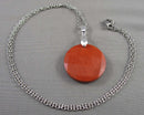 Red Jasper Pendant Necklace H136-19