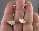 Mother of Pearl Gemstone Earrings H137-16