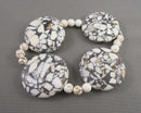Magnesite Gemstone Bracelet (Vintage) H137-18