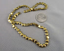 Gold Hematite Heart Beads 5x6mm (C345)