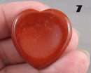 You Choose!  Gemstone Heart Worry Stones