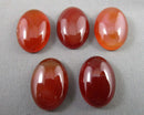 Carnelian Cabochon 5pcs 18x13mm (C612)