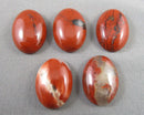 Red Jasper Cabochon 5pcs 18x13mm (C082)