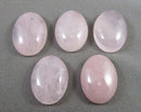 Rose Quartz Cabochon 5pcs 18x13mm C065