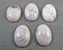 Howlite Cabochon 5pcs 18x13mm (C081)