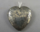 Gold Pyrite Gemstone Pendant (925 Sterling Silver) B091-1