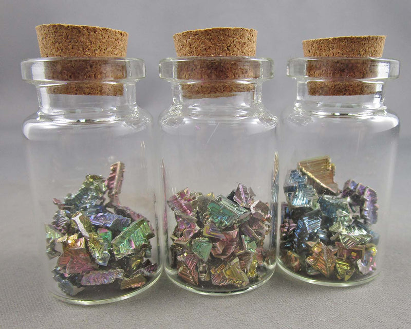 Rainbow Bismuth Crystal in a Jar 10 grams J168