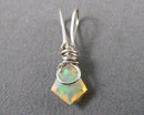 Ethiopian Opal Gemstone Pendant (925 Sterling Silver) B091-9