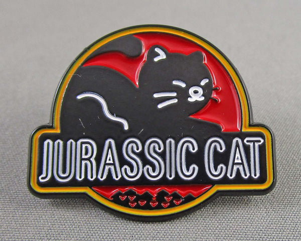 Jurassic Cat Enamel Pin 1pc (BIN 80)