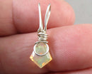 Ethiopian Opal Gemstone Pendant (925 Sterling Silver) B091-9