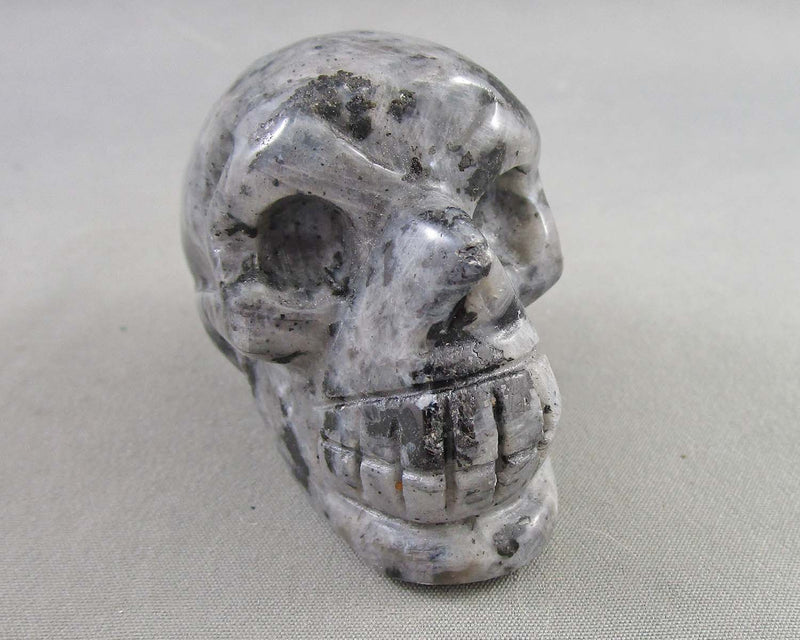 Larvikite Crystal Skull 2" E083