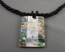 Abalone Shell Pendant Necklace H008-5
