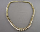 Faux Pearl Necklace (Vintage) H008-14