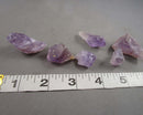 Amethyst Small Crystals Raw 3pcs H074**