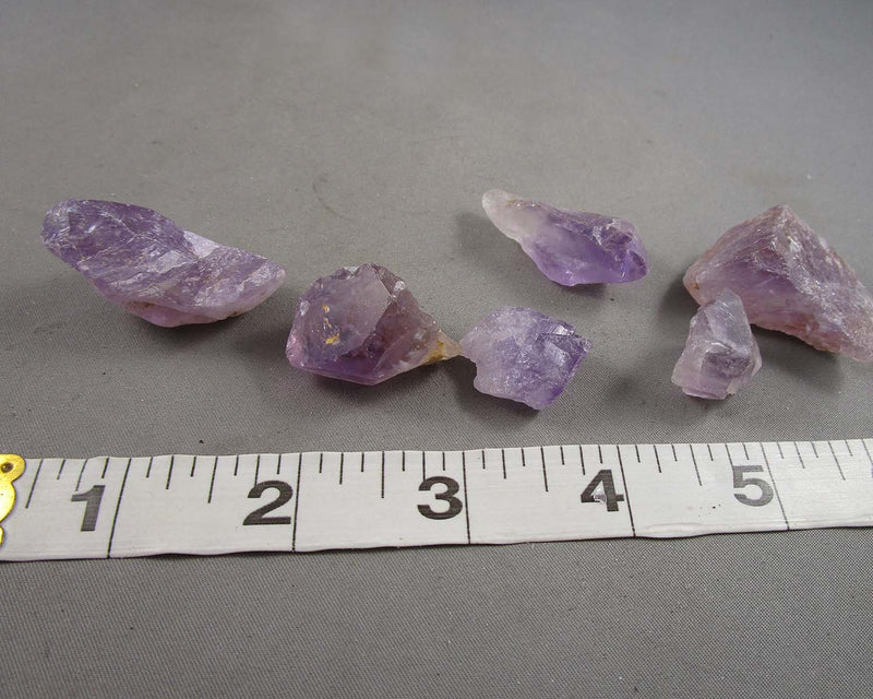 Amethyst Small Crystals Raw 3pcs H074