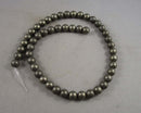 Pyrite Bead Strand Round Various Sizes