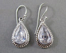 925 Sterling Silver CZ Crystal Earrings H010-21